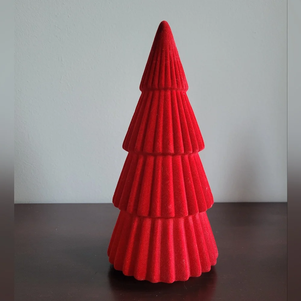 Target Red Velvet Flocked Tree 11